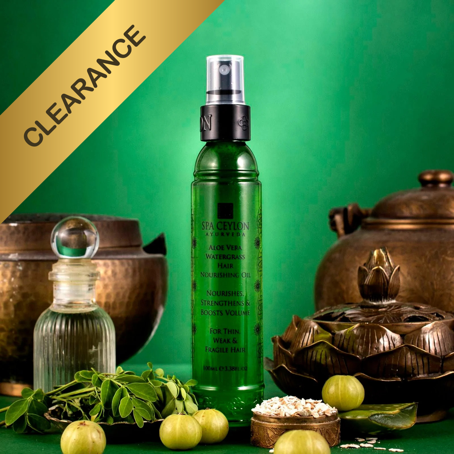 CLEARANCE | Aloe Vera Watergrass -Hair Nourishing Oil 100ml