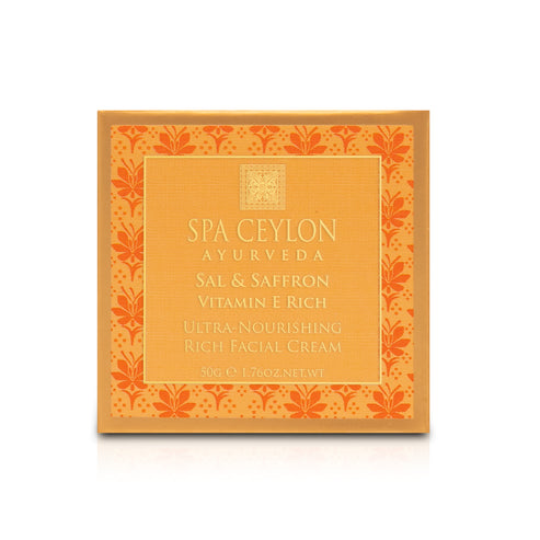 Sal & Saffron - Vitamin E Rich - Ultra-Nourishing Rich Facial Cream - 50g