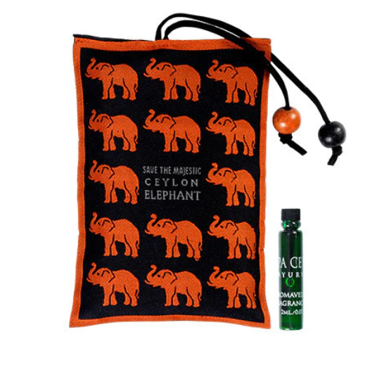 CEYLON SPICED SANDALWOOD - Elephant Aromaveda Sachet
