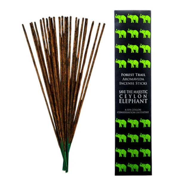 CEYLON ELEPHANT - FOREST TRAIL AROMAVEDA INCENSE STICKS