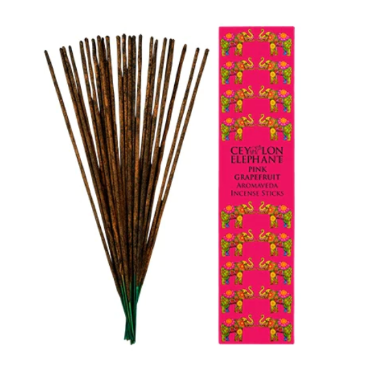 CEYLON PINK GRAPEFRUIT - AROMAVEDA INCENSE STICKS