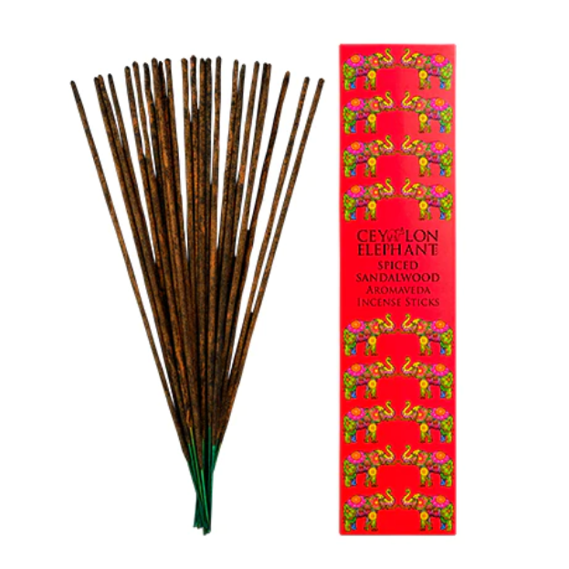 Ceylon Spiced Sandalwood - Aromaveda Incense Sticks