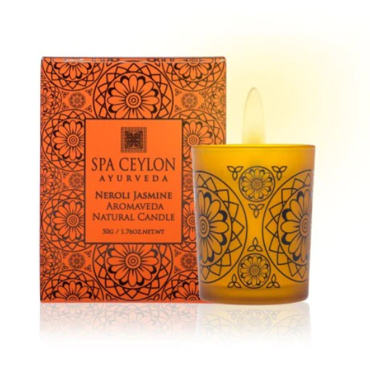 NEROLI JASMINE - AROMAVEDA NATURAL CANDLE