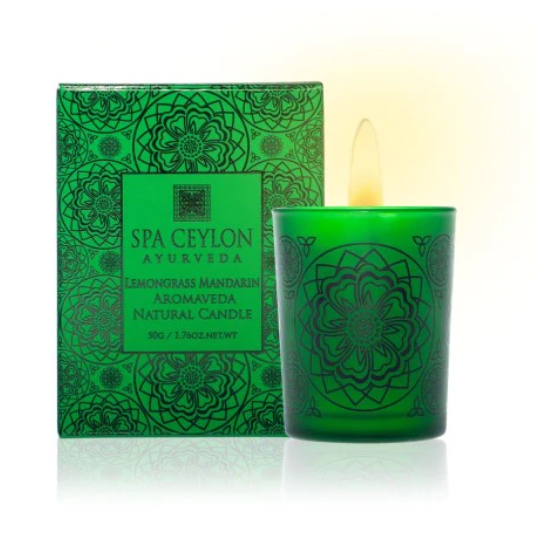 LEMONGRASS MANDARIN - AROMAVEDA NATURAL CANDLE