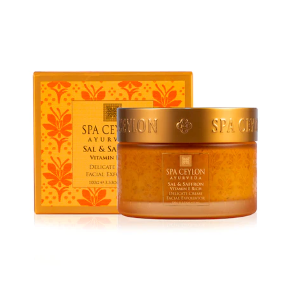 SAL & SAFFRON - VITAMIN E ENRICHED - DELICATE CREME FACIAL EXFOLIATOR