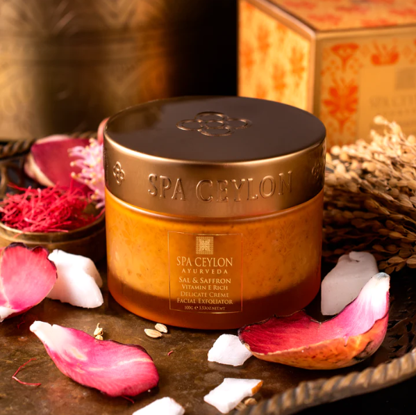 SAL & SAFFRON - VITAMIN E ENRICHED - DELICATE CREME FACIAL EXFOLIATOR