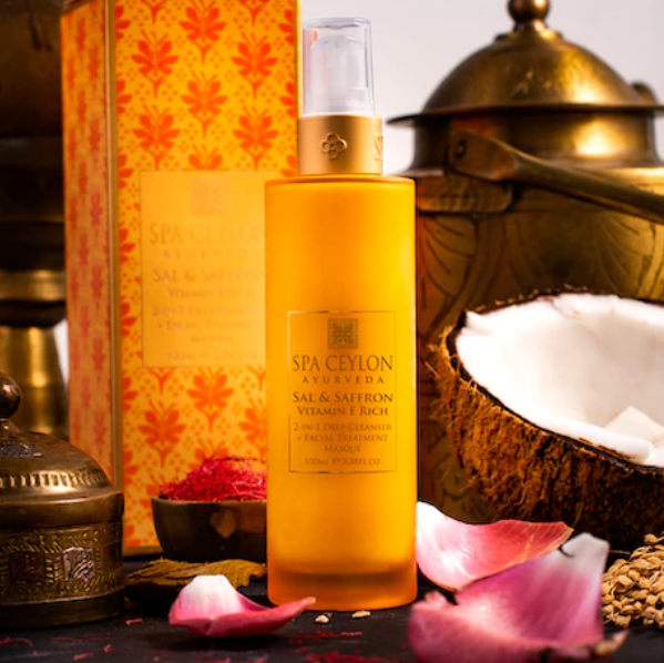 SAL & SAFFRON - VITAMIN E ENRICHED - 2-IN-1 DEEP CLEANSER + FACIAL TREATMENT MASQUE