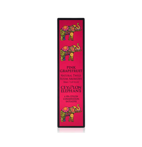Ceylon Elephant Pink Grapefruit - Natural Twig Room Aromizer