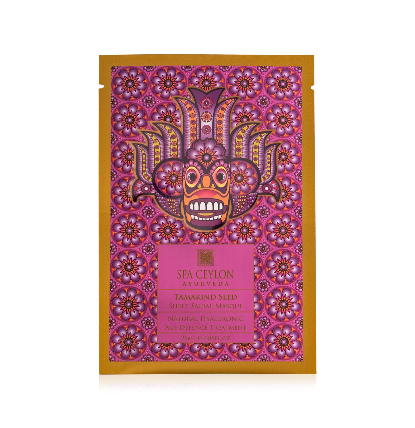 Tamarind Seed - Sheet Facial Masque - Natural Hyaluronic Age-Defence treatment