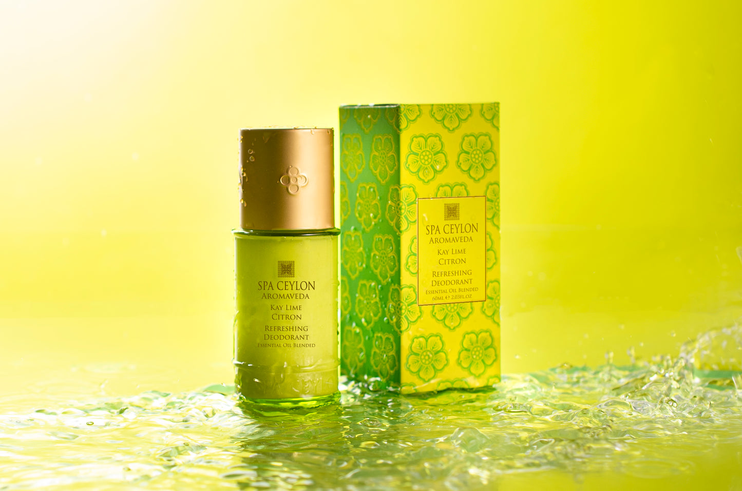 Kay Lime Citron - Eau de Ceylon - Refreshing Deodorant - 60ml