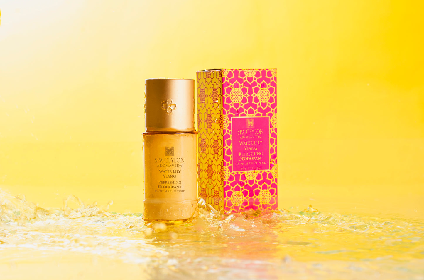 Water Lily Ylang - Eau De Ceylon - Refreshing Deodorant - 60ml