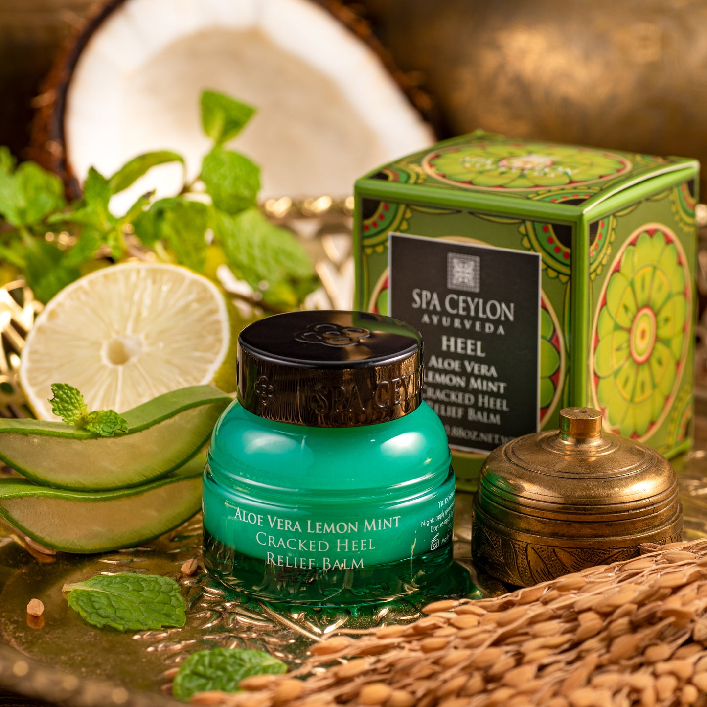 Aloe Vera Lemon Mint - Cracked Heel Relief Balm