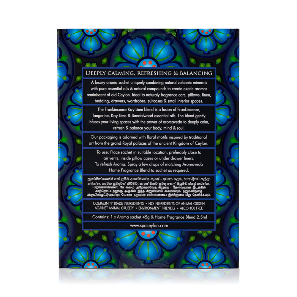 Frankincense Kay Lime - Small Home Floral Aroma Collections