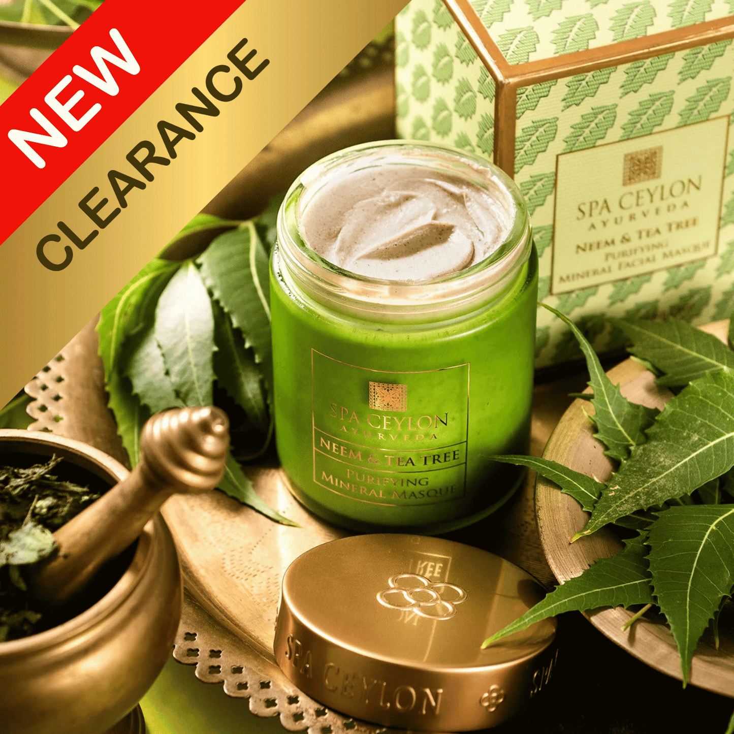 CLEARANCE | Neem & Tea Tree – Purifying Mineral Masque 50g