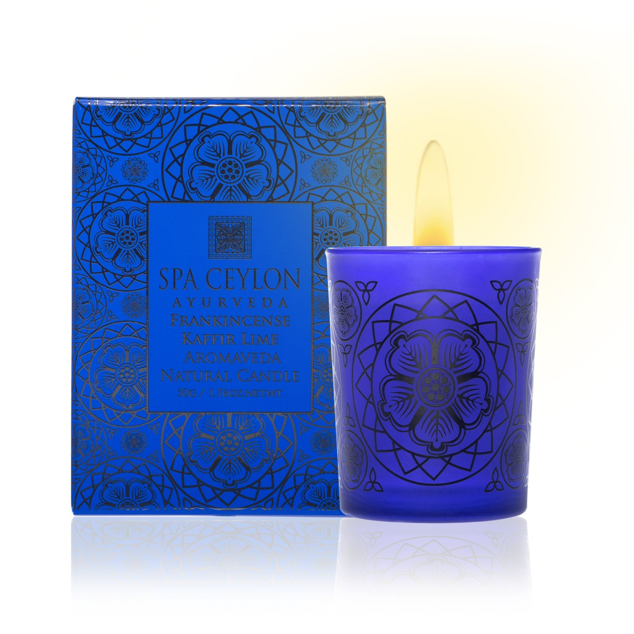 Frankincense Kay Lime - Aromaveda Natural Candle 50g