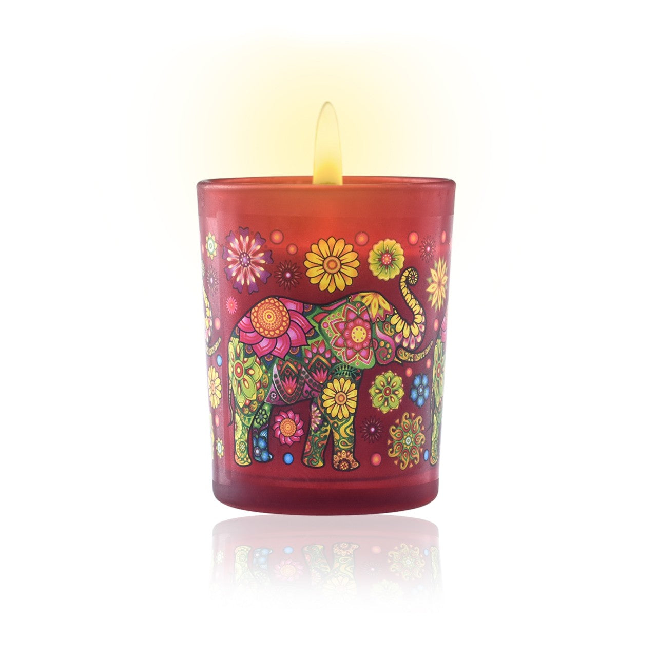 Ceylon Elephant Spiced Sandalwood - Aromaveda Natural Candle 50g