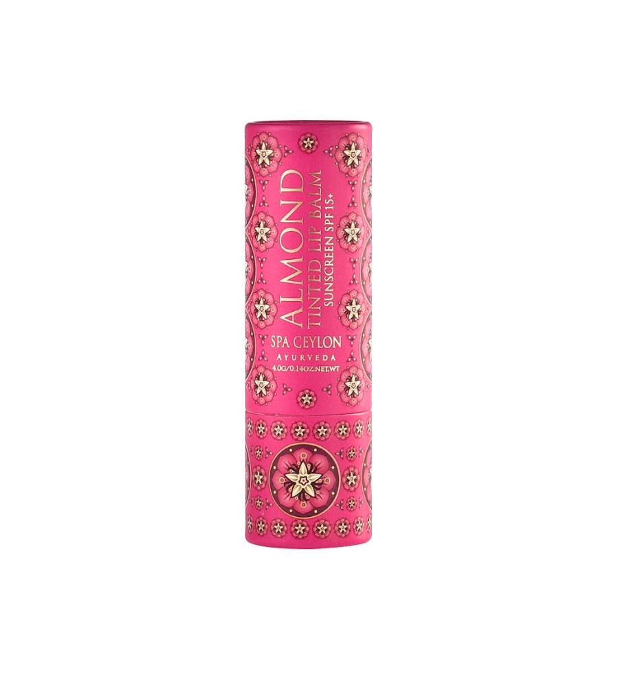 Almond Tinted Lip Balm - Orchid SPF 15+