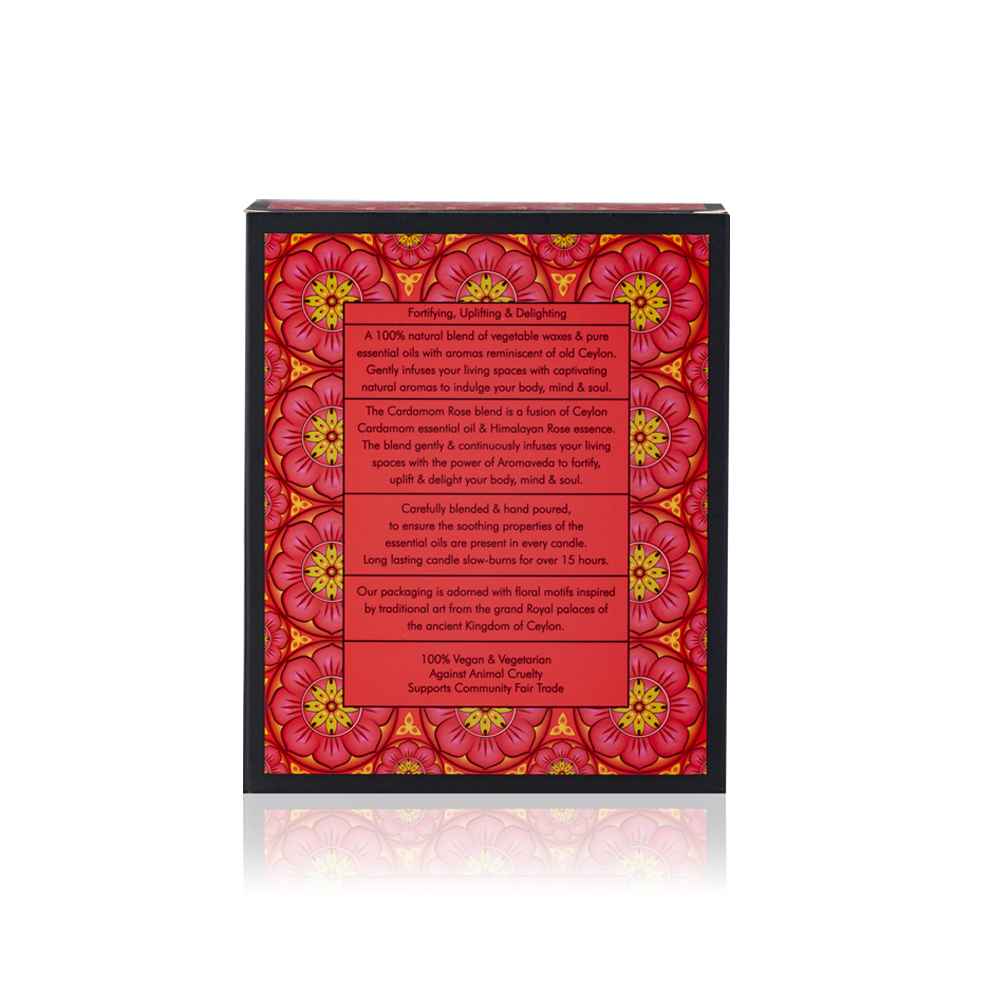 Cardamom Rose - Natural Candle - 200g