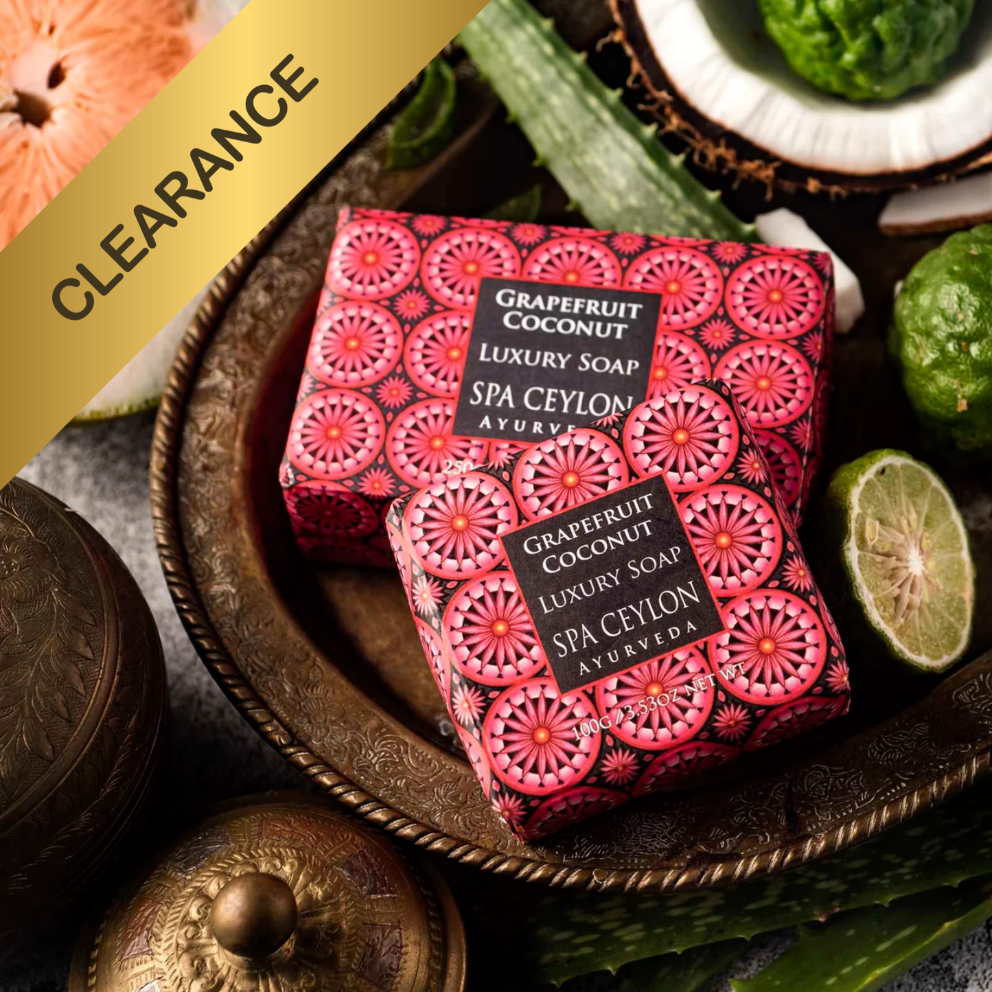 CLEARANCE | Grapefruit Coconut - Luxury Soap - 250g