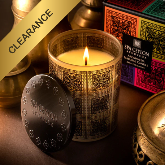 CLEARANCE | Lemongrass Mandarin Aromaveda Natural Candle 200g