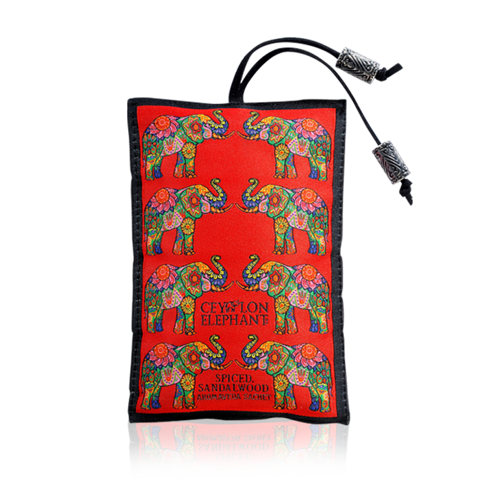 Ceylon Spiced Sandalwood - Elephant Aromaveda Sachet