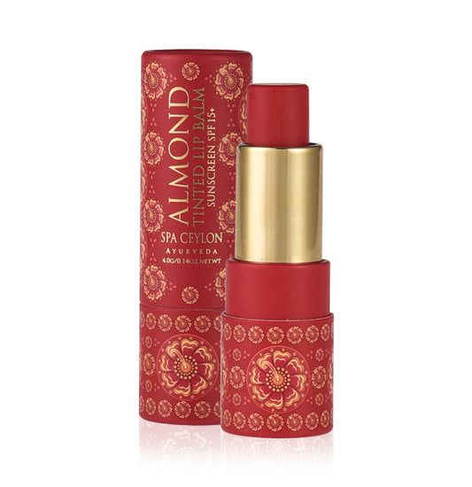 Almond Tinted Lip Balm - Hibiscus 4g