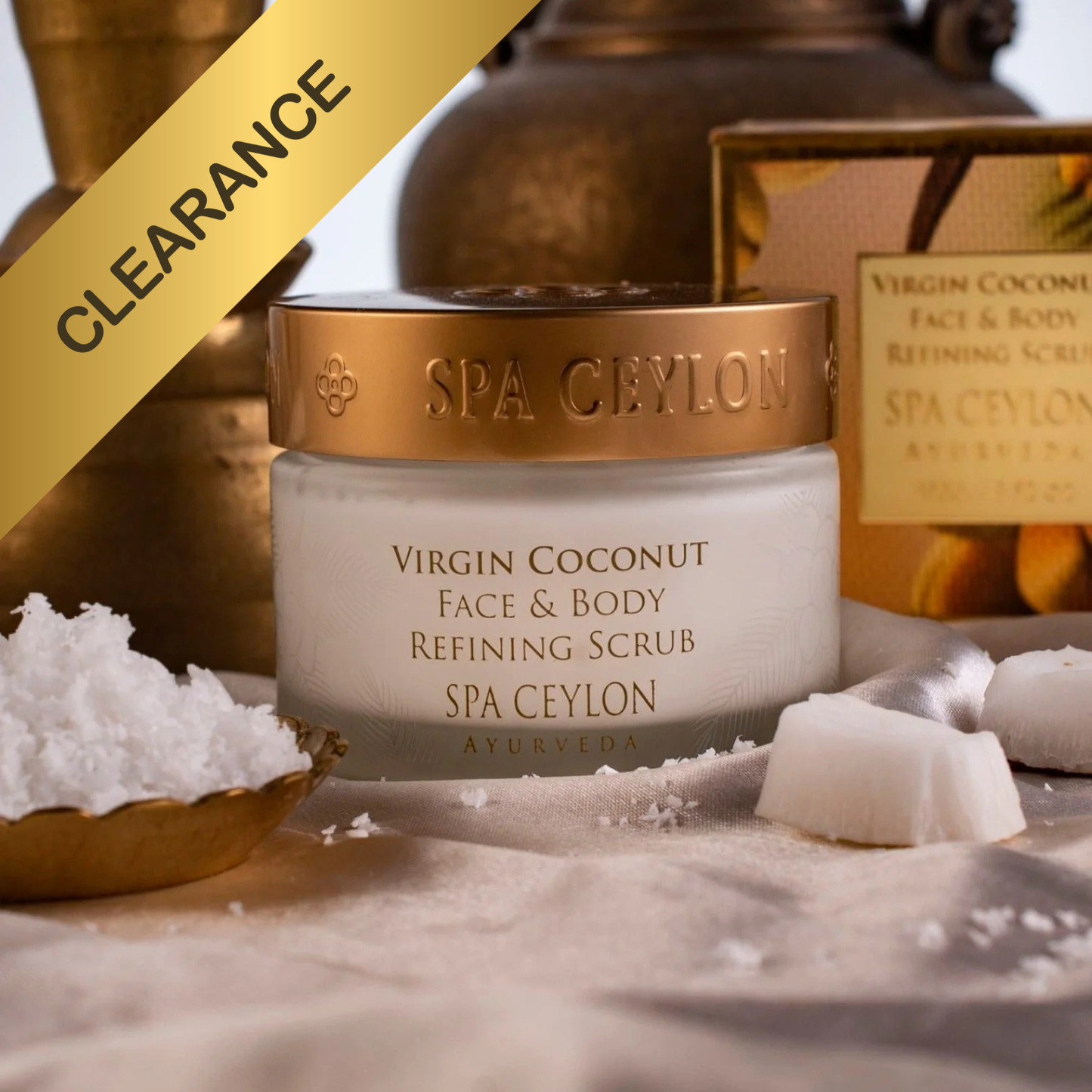 CLEARANCE | Virgin Coconut - Face & Body Refining Scrub 100g