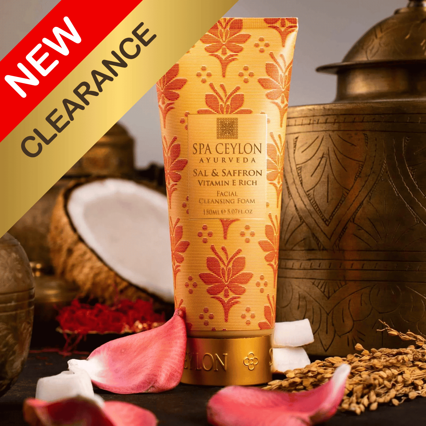 CLEARANCE | Sal & Saffron – Facial Cleansing Foam 150ml