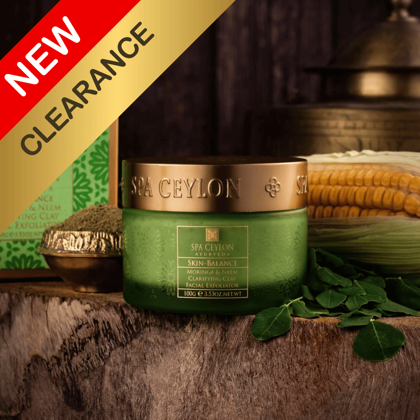 CLEARANCE | Skin Balance – Moringa & Neem Clarifying Clay Facial Exfoliator 100g