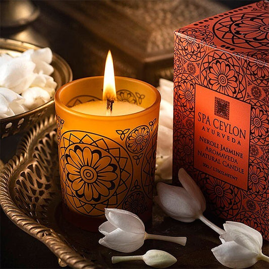 Neroli Jasmine - Aromaveda Natural Candle 50g