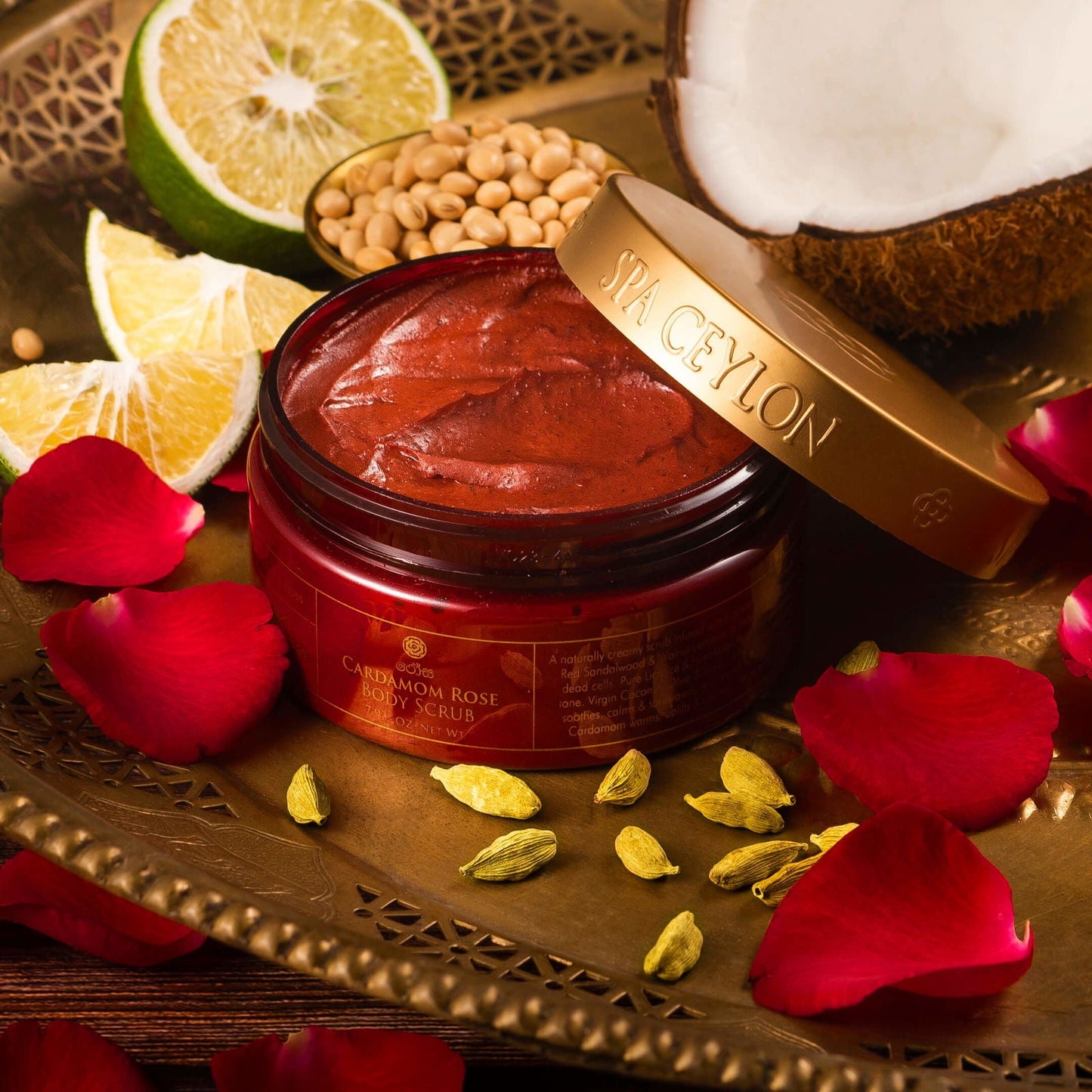 Cardamom Rose - Body Scrub  225g