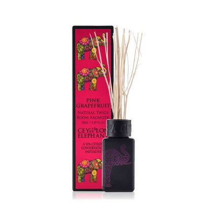 Ceylon Elephant Pink Grapefruit - Natural Twig Room Aromizer