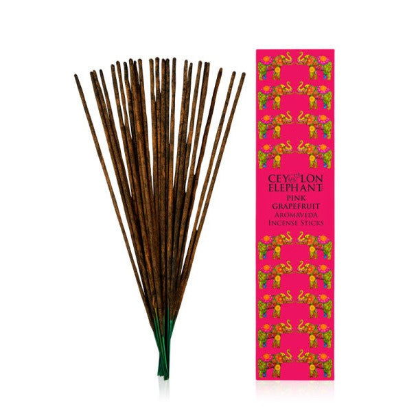 Ceylon Pink Grapefruit - Aromaveda Incense Sticks