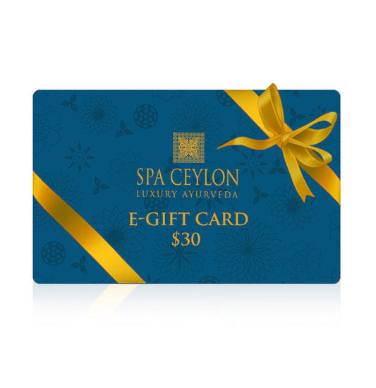 Spa Ceylon - E-Gift Card $30