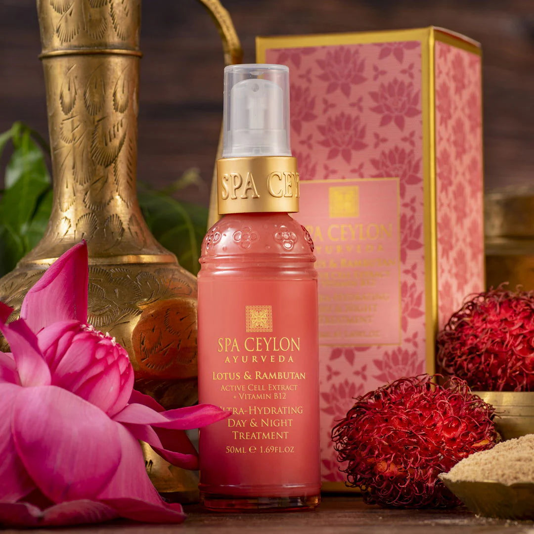 Lotus & Rambutan - Active Cell Extract + Vitamin B12 Ultra-Hydrating Day & Night Treatment 50ml