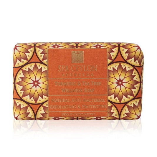 Turmeric & Tea Tree - Anti-Bacterial Exfoliating Wellness Soap 100g