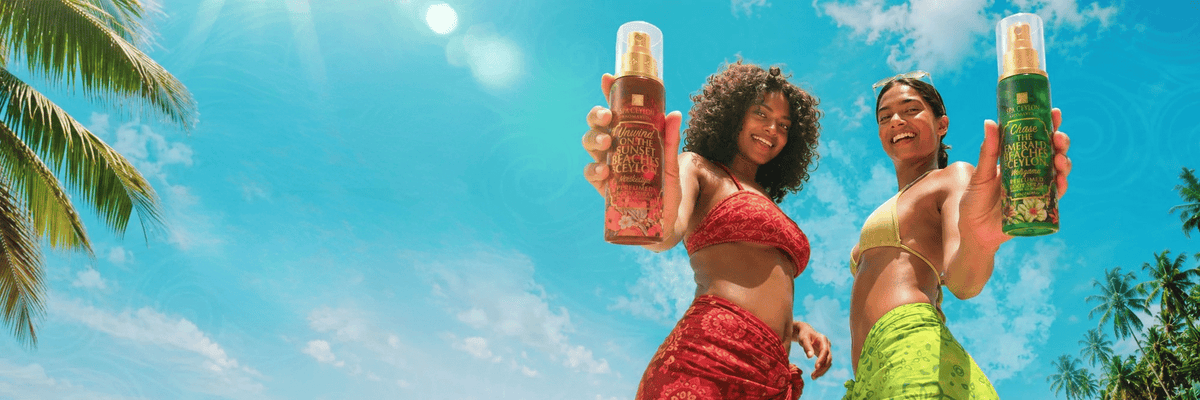 Spa Ceylon Australia summer fragrance and body care banner