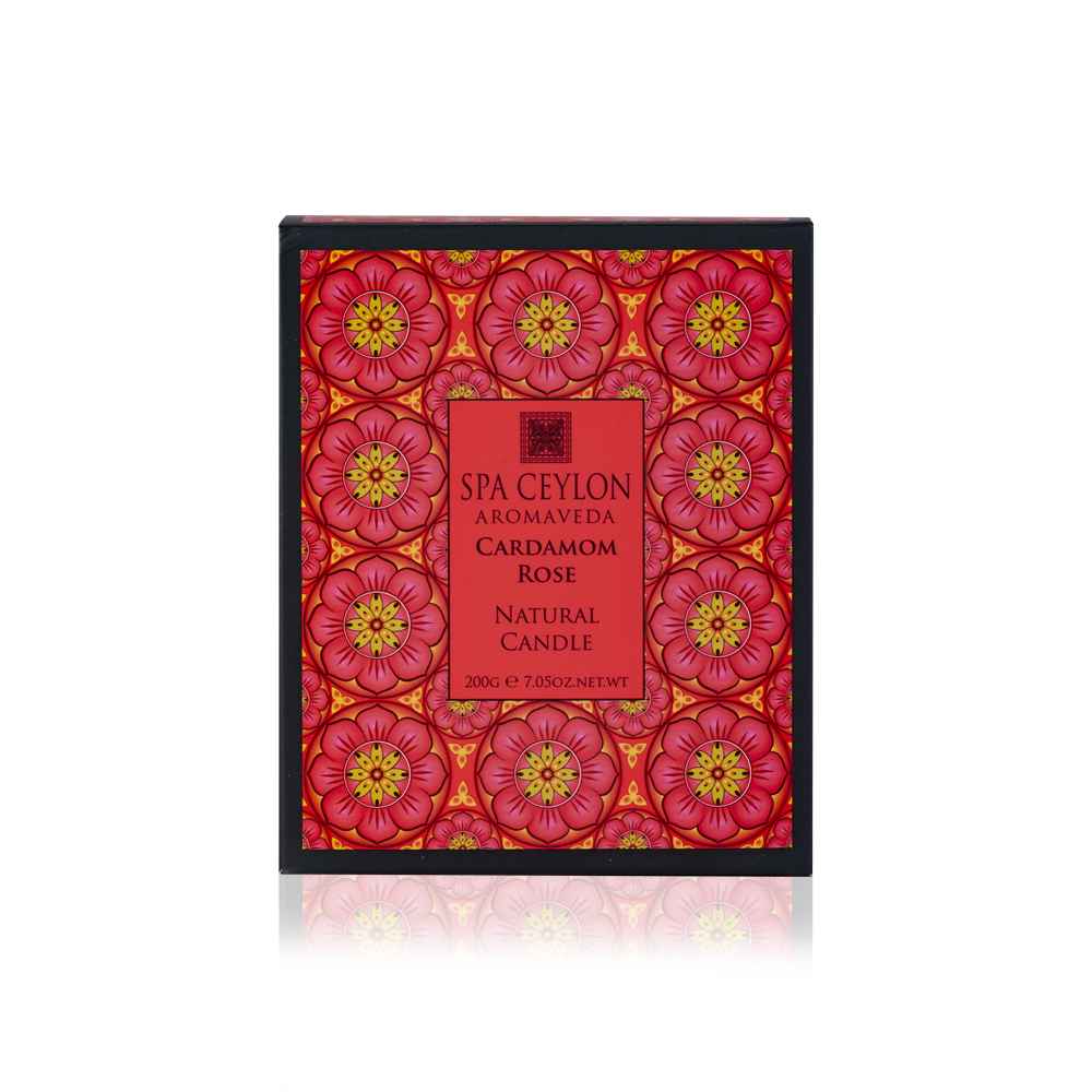 Cardamom Rose - Natural Candle - 200g