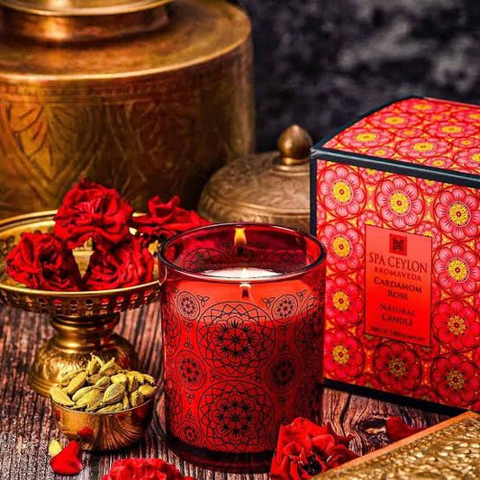 Cardamom Rose - Natural Candle - 200g